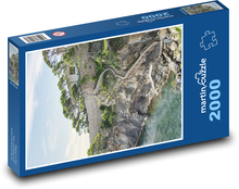 Costa Brava - schody do morza Puzzle 2000 elementów - 90x60 cm