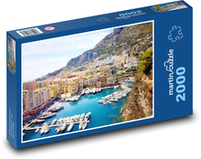 Französische Riviera - Yachten Puzzle 2000 Teile - 90 x 60 cm