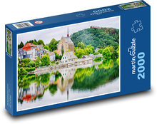 Beyenburg - kostol Puzzle 2000 dielikov - 90 x 60 cm