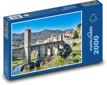 Stredoveký most Puzzle 2000 dielikov - 90 x 60 cm