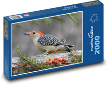 Dzięcioł - ptak Puzzle 2000 elementów - 90x60 cm