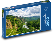 Chakasie - řeka, Rusko Puzzle 2000 dílků - 90 x 60 cm