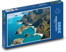 Küste - blauer Himmel Puzzle 2000 Teile - 90 x 60 cm