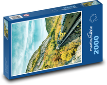 Vlak - železnice Puzzle 2000 dílků - 90 x 60 cm