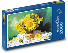 Słonecznik - bukiet Puzzle 2000 elementów - 90x60 cm