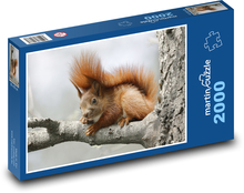 Zardzewiała wiewiórka Puzzle 2000 elementów - 90x60 cm
