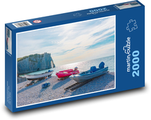 Boats - beach, coast Puzzle 2000 pieces - 90 x 60 cm