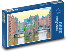 Nemecko - Hamburg Puzzle 2000 dielikov - 90 x 60 cm