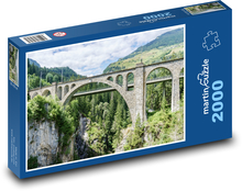 Railway bridge - Switzerland Puzzle 2000 pieces - 90 x 60 cm