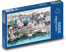 Gulf Village - Malta Puzzle 2000 dielikov - 90 x 60 cm