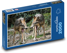 Nahnevaní vlci Puzzle 2000 dielikov - 90 x 60 cm