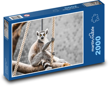 Lemur - zwierzę Puzzle 2000 elementów - 90x60 cm