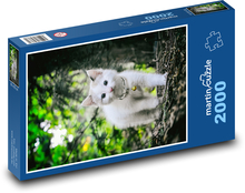 Mačiatko v lese Puzzle 2000 dielikov - 90 x 60 cm