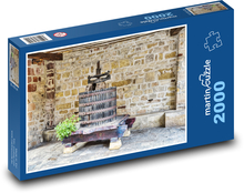Rustikale Weinpresse Puzzle 2000 Teile - 90 x 60 cm