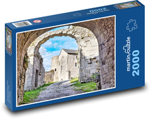 Mittelalterliche Stadt - Frankreich Puzzle 2000 Teile - 90 x 60 cm