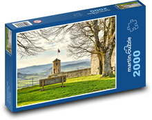Krajina - strážní věž Puzzle 2000 dílků - 90 x 60 cm