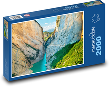 Španělsko - Congost de Mont Puzzle 2000 dílků - 90 x 60 cm