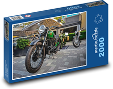 Historisches Motorrad Puzzle 2000 Teile - 90 x 60 cm