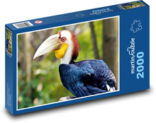 Vták s dvojitou kornatosťou Puzzle 2000 dielikov - 90 x 60 cm