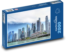 Singapur - řeka Puzzle 2000 dílků - 90 x 60 cm