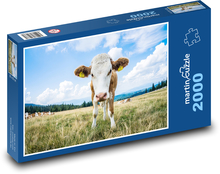 Alpy - Krava Puzzle 2000 dielikov - 90 x 60 cm