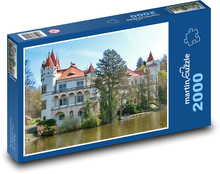 Zámok - rybník Puzzle 2000 dielikov - 90 x 60 cm