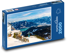 Rakúsko - Alpy Puzzle 2000 dielikov - 90 x 60 cm