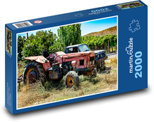 Vraky - traktor Puzzle 2000 dielikov - 90 x 60 cm