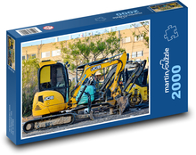 Baumaschinen Puzzle 2000 Teile - 90 x 60 cm