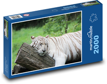 Sleeping white tiger Puzzle 2000 pieces - 90 x 60 cm