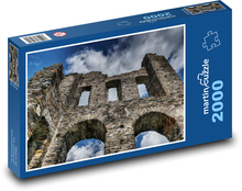 Ruiny hradu Puzzle 2000 dílků - 90 x 60 cm