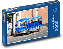 Poľsko - zájazdový autobus Puzzle 2000 dielikov - 90 x 60 cm
