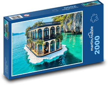 Dom pri vode Puzzle 2000 dielikov - 90 x 60 cm