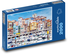 Prístavné mesto Puzzle 2000 dielikov - 90 x 60 cm