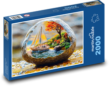 Sailboat - balls Puzzle 2000 pieces - 90 x 60 cm
