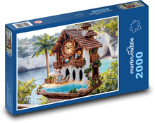 Godziny - dom Puzzle 2000 elementów - 90x60 cm