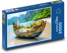 Boat - sailboat Puzzle 2000 pieces - 90 x 60 cm