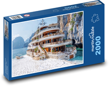 Dům na lodi Puzzle 2000 dílků - 90 x 60 cm