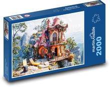 Dům na skále Puzzle 2000 - 90x60 cm
