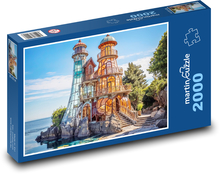 Mosaic lighthouse Puzzle 2000 pieces - 90 x 60 cm