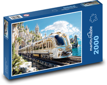 Zug - Lokomotive Puzzle 2000 Teile - 90 x 60 cm