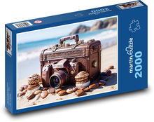 Čokoláda - fotoaparát Puzzle 2000 dielikov - 90 x 60 cm