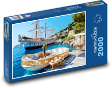 Łódź - Kanapa Puzzle 2000 elementów - 90x60 cm