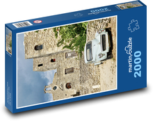 Kamienne domy Puzzle 2000 elementów - 90x60 cm