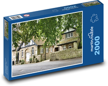 Tradiční anglické domy Puzzle 2000 dílků - 90 x 60 cm