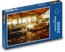 Autá - vraky Puzzle 2000 dielikov - 90 x 60 cm