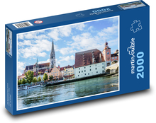 Regensburg - Německo Puzzle 2000 dílků - 90 x 60 cm