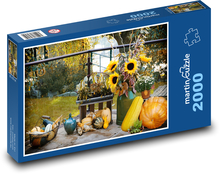 Podzim - dýně Puzzle 2000 dílků - 90 x 60 cm