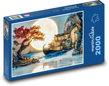 Fantasie - Landschaft Puzzle 2000 Teile - 90 x 60 cm