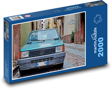 Stary samochód Puzzle 2000 elementów - 90x60 cm